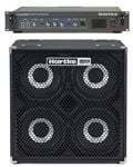 Hartke LH1000 Head HD410 Cabinet Bass Half Stack Front View